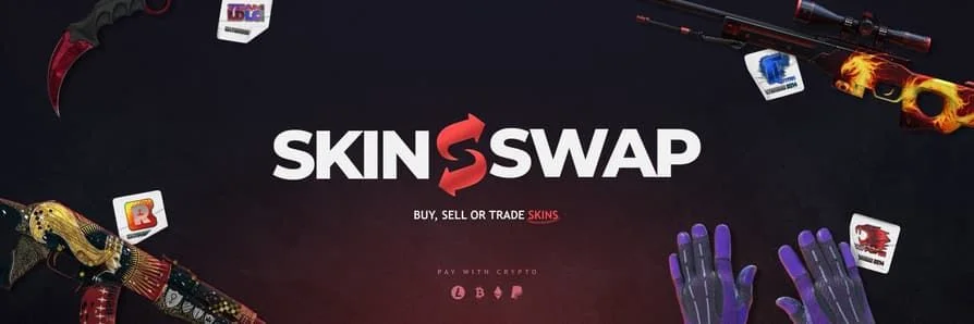 SkinSwap banner: Buy, sell or trade skins.