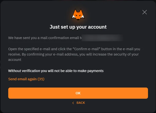 Lis-Skins: Confirm your e-mail