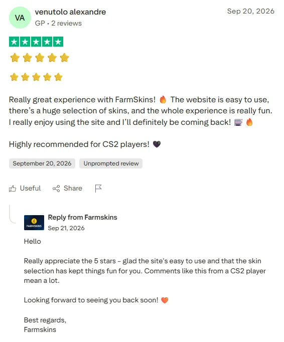 Farmskins: 5-star review