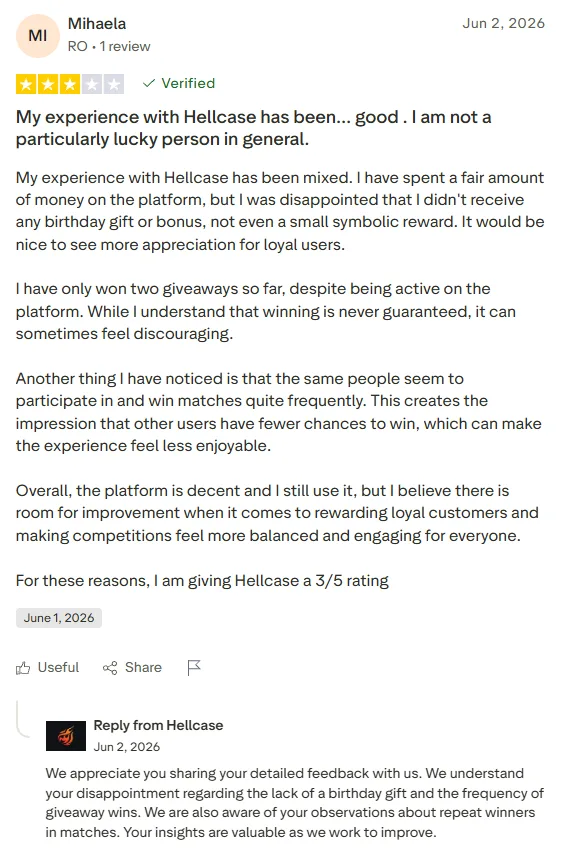 Hellcase: 3-star review