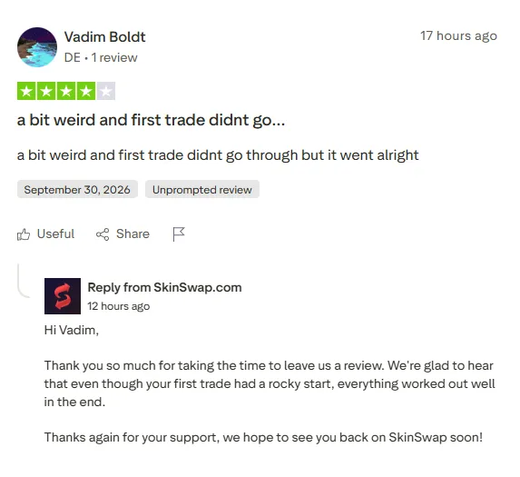 SkinSwap: 4-star review